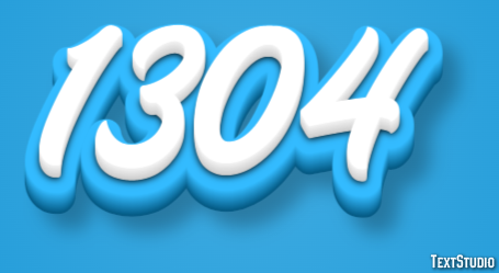 1304 Effetto testo