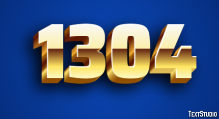 1304 Efekt tekstowy