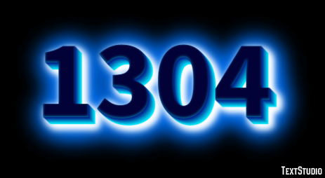 1304 Text Effect
