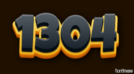 1304 Efekt tekstowy