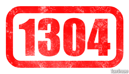 1304 Effetto testo