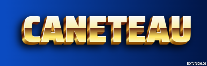 Caneteau Efecto de Texto