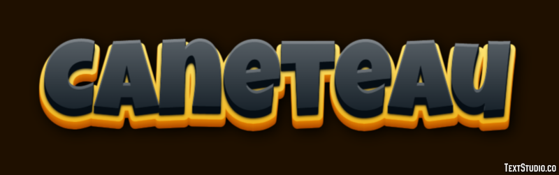 Caneteau Efecto de Texto