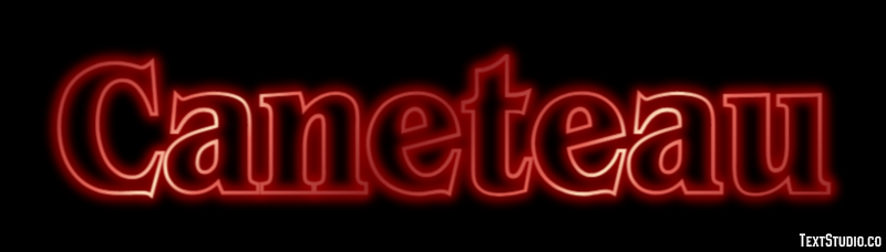 Caneteau Efecto de Texto