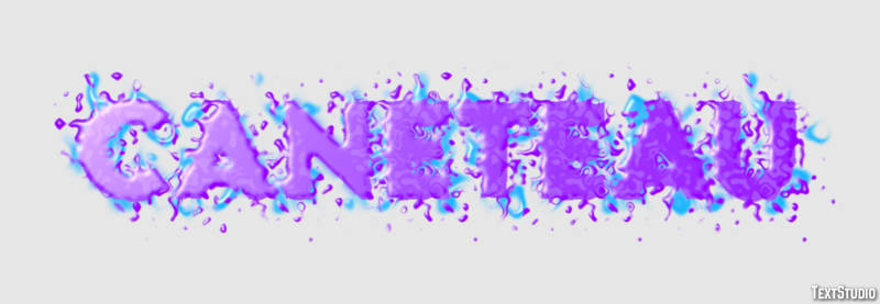 Caneteau Efecto de Texto