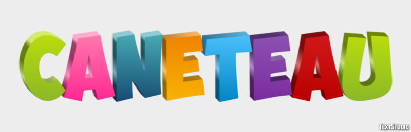 Caneteau Efecto de Texto