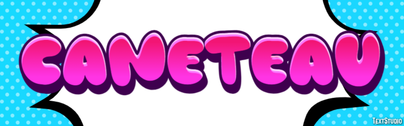 Caneteau Efecto de Texto