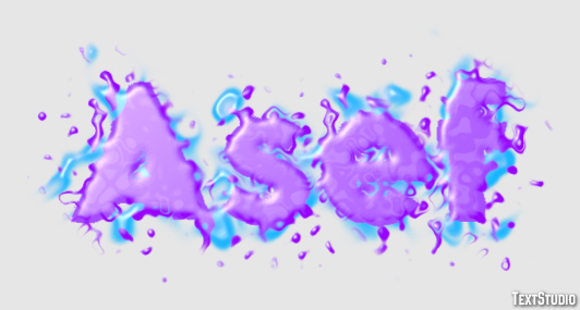 Asef Text effect
