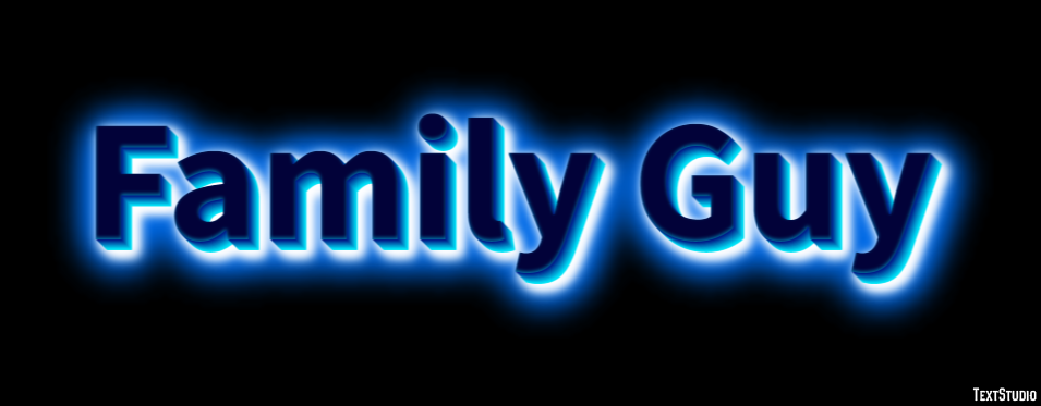 Family Guy Efeito de texto