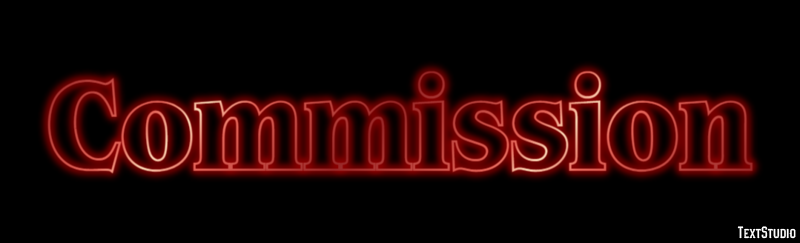 Commission Text Effect