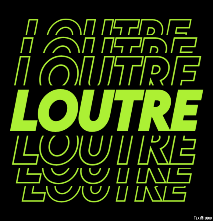Loutre Effet de Texte
