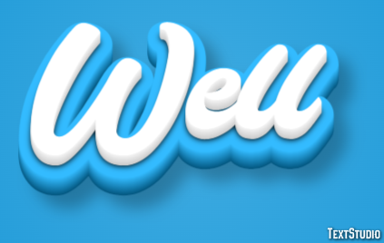 Well Text Effect