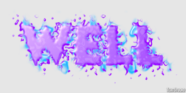 Well Text Effect