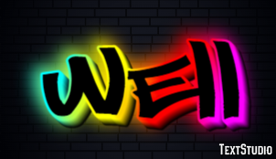 Well Text Effect