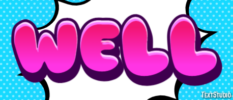 Well Text Effect