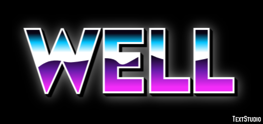 Well Text Effect