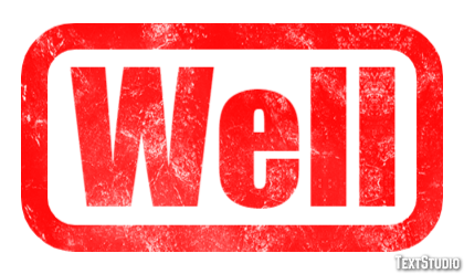 Well Text Effect