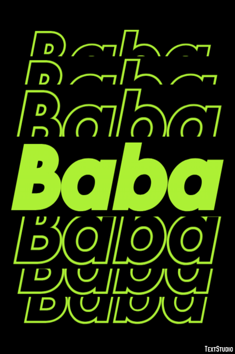 Baba Text Effect