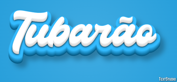 Tubarão Efeito do texto