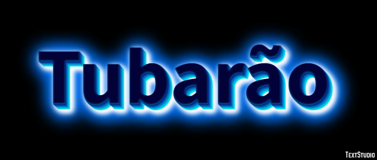 Tubarão Efeito do texto