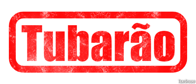 Tubarão Efeito de texto
