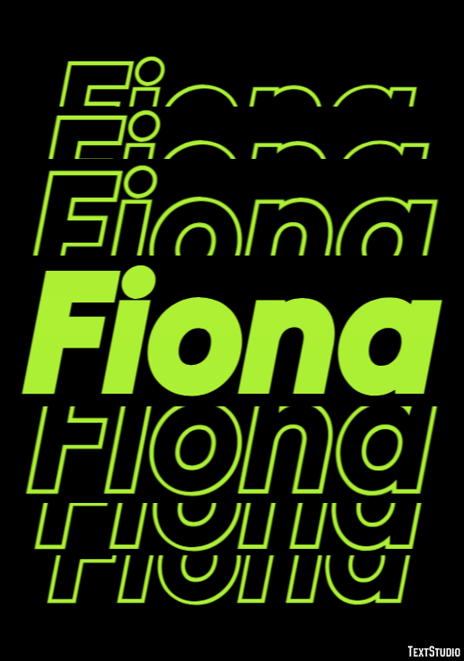 Fiona Efekt tekstowy