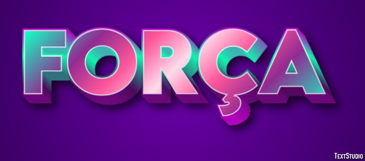 Força Text Effect