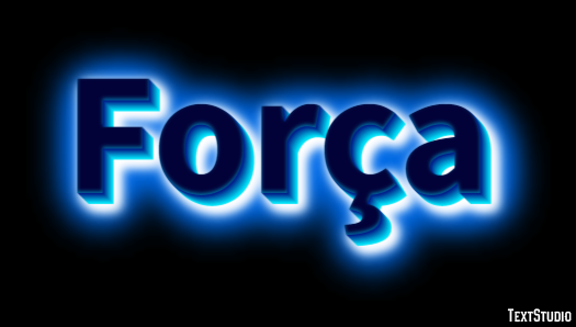 Força Text effect