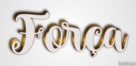 Força Text Effect