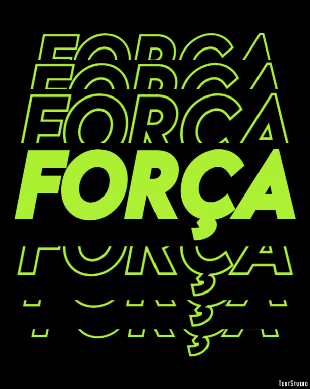 Força Text Effect