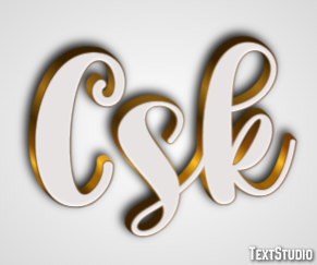 Csk Tekst effect