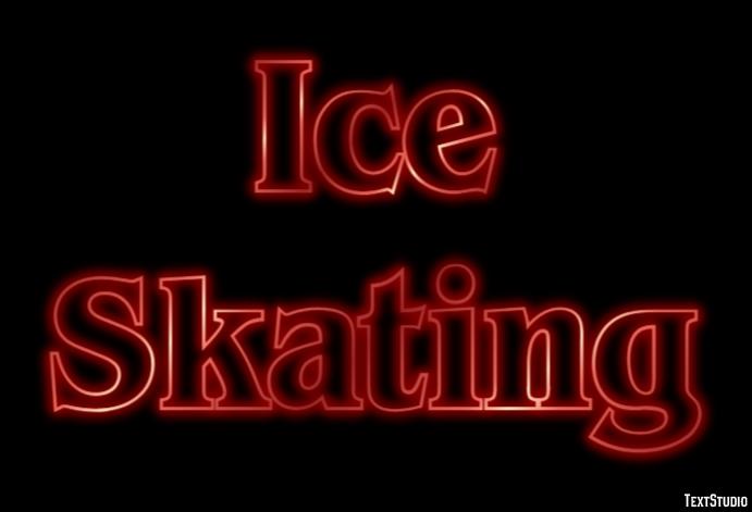 Ice Skating Text Effect
