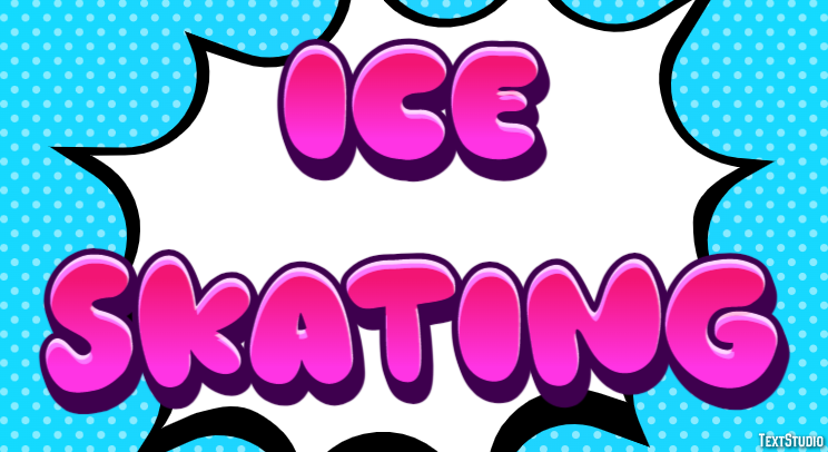 Ice Skating Text Effect