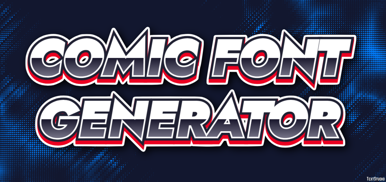 Comic Font Generator Эффект текста