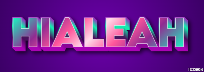 Hialeah Efekt tekstowy