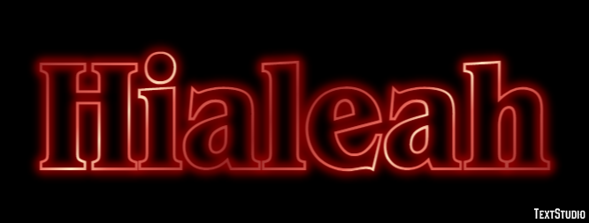 Hialeah Efekt tekstowy