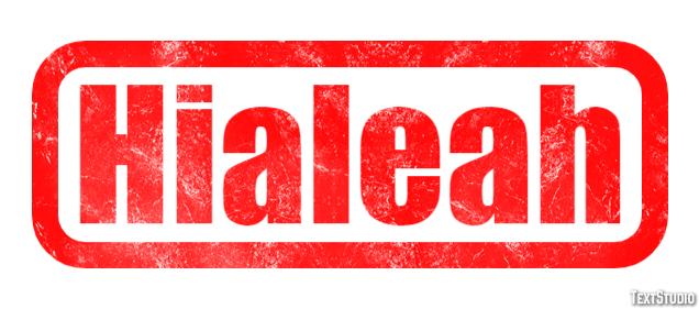 Hialeah Efekt tekstowy
