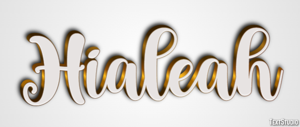 Hialeah Efekt tekstowy