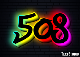 508 Text effect
