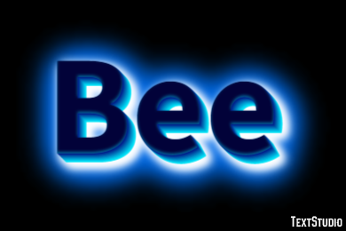 Bee Texteffekt
