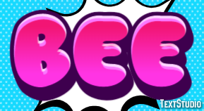 Bee Text effect