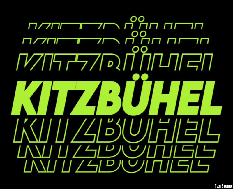 Kitzbühel Efekt tekstowy