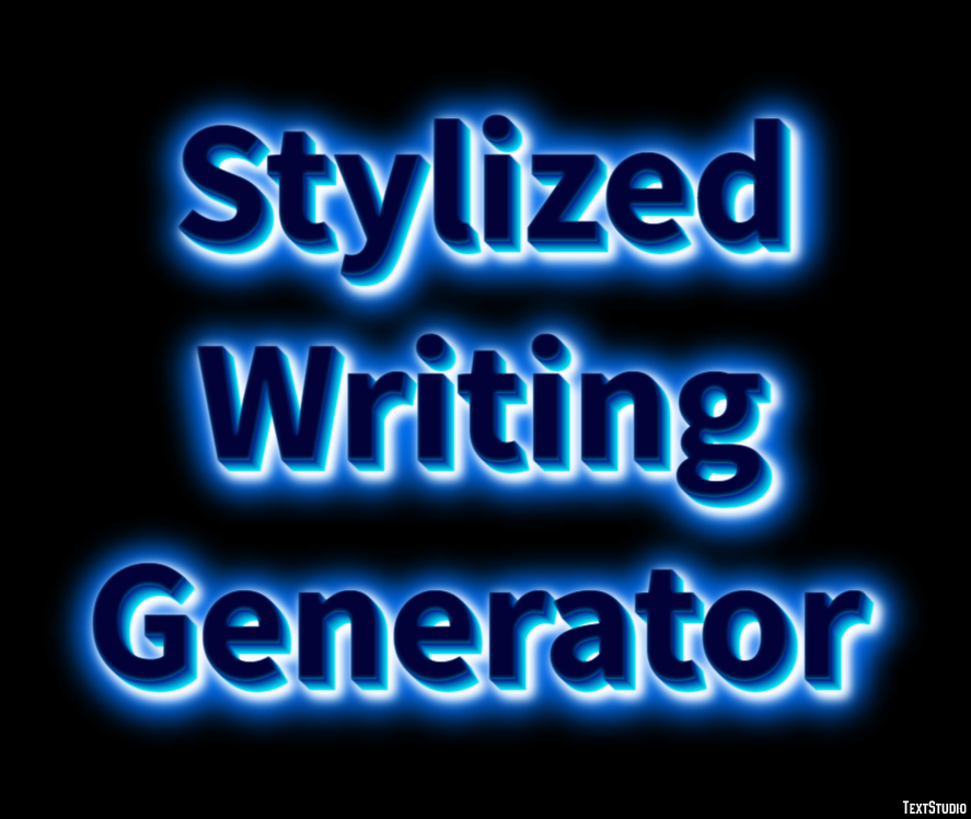 Stylized Writing Generator Efeito de texto