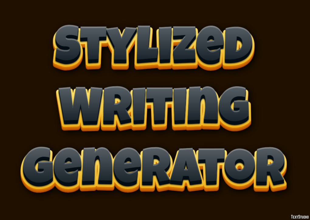 Stylized Writing Generator Effetto testo