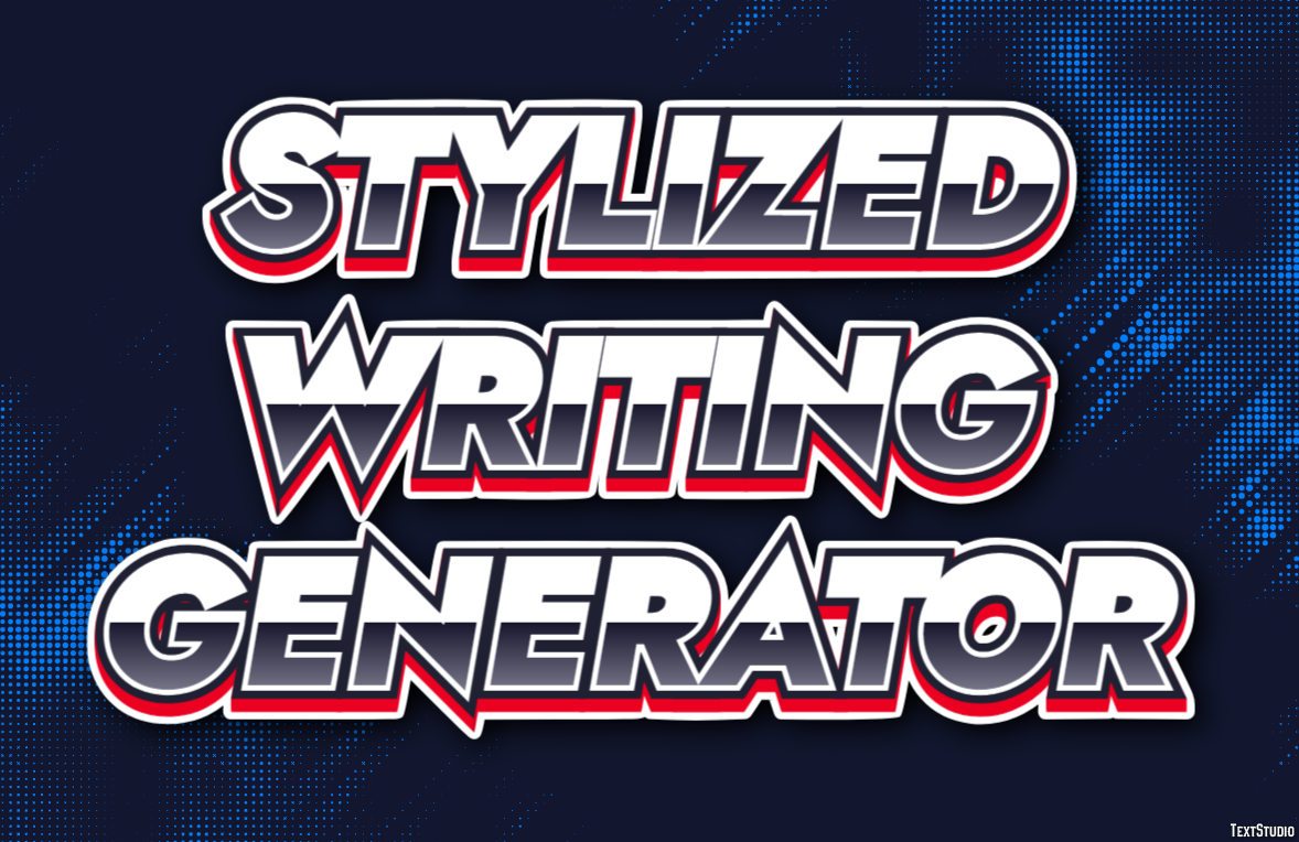 Stylized Writing Generator Effetto testo