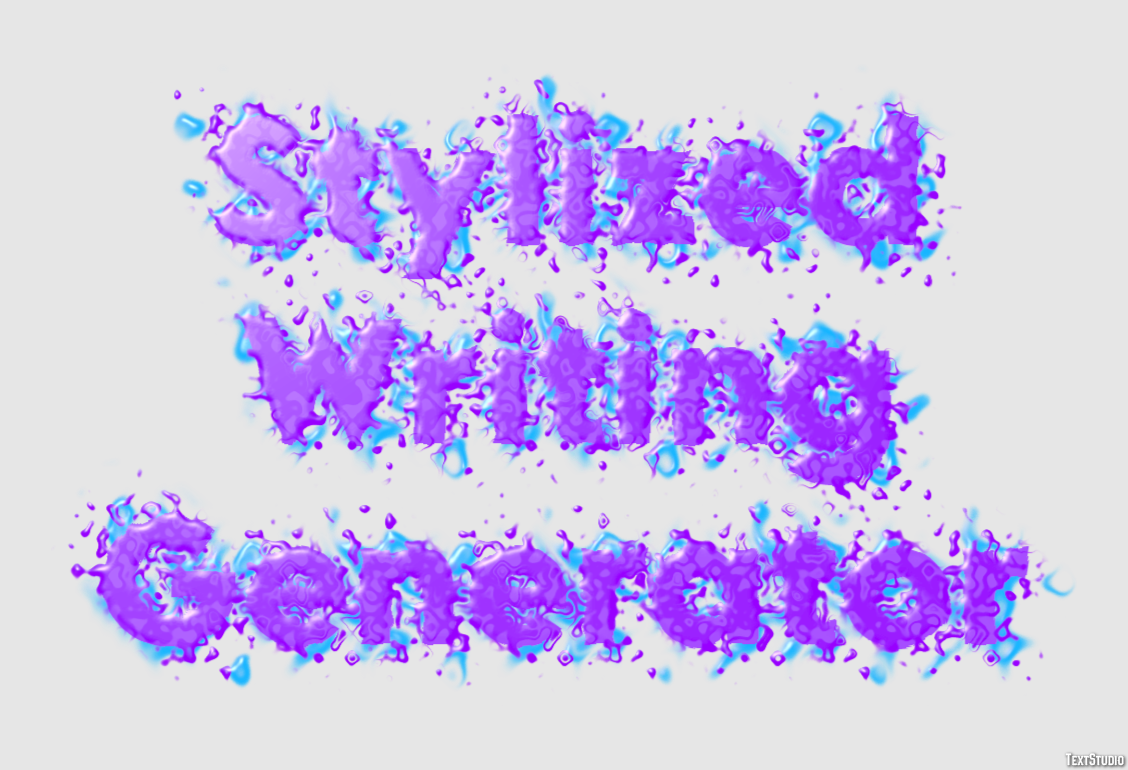 Stylized Writing Generator Effetto testo