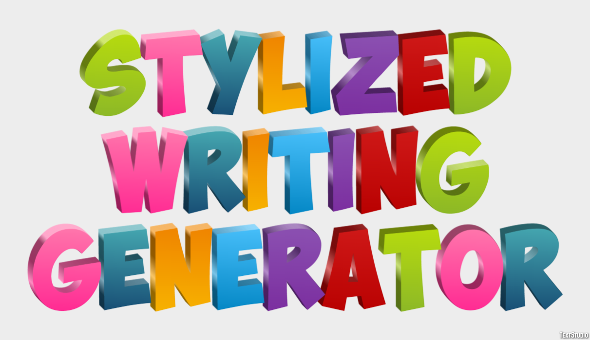Stylized Writing Generator Effetto testo