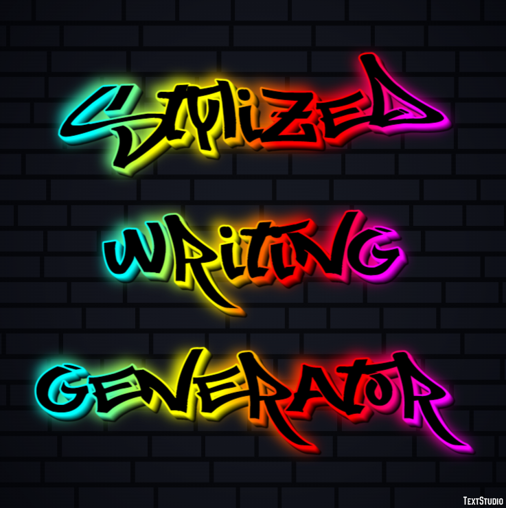Stylized Writing Generator Efeito de texto