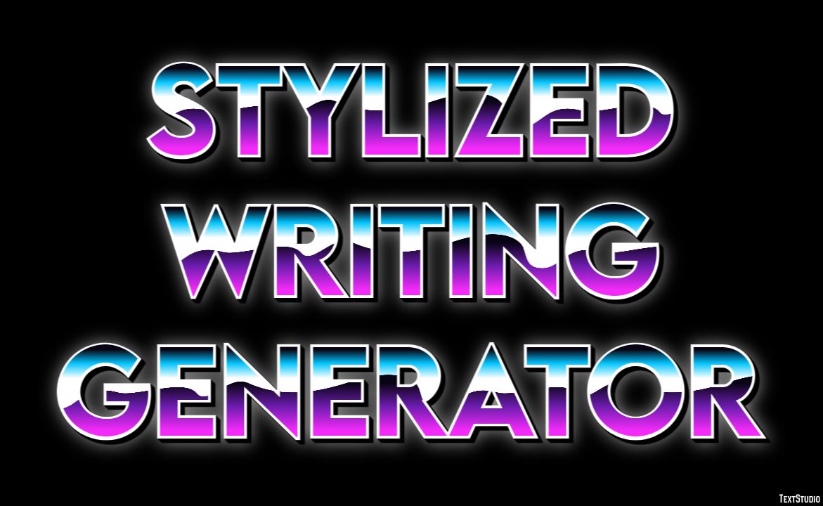 Stylized Writing Generator Effetto testo