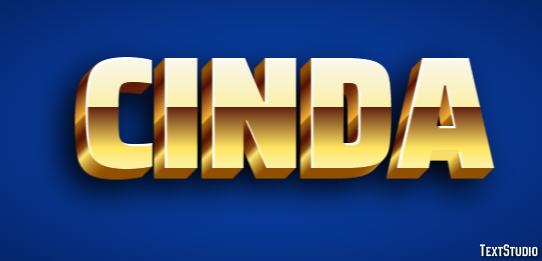Cinda Text Effect